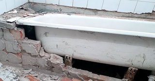 Демонтаж ванной комнаты в Горячем Ключе - стоимость работ от 816 руб. | Сварной-Грч